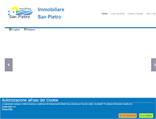 Tablet Screenshot of immobiliaresanpietro.net